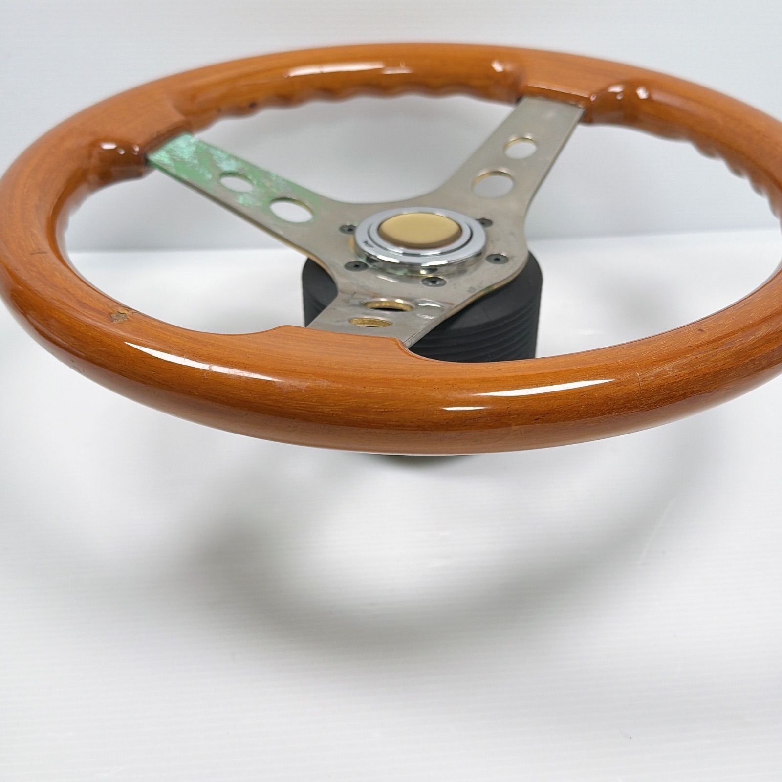 OBA ウッドステアリング イタリア製 OBAステアリング 現状品 旧車