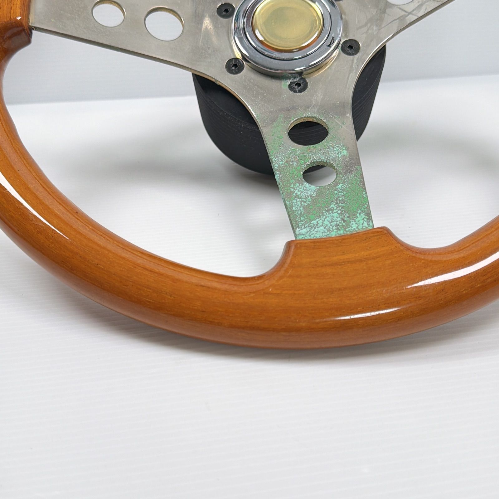 OBA ウッドステアリング イタリア製 OBAステアリング 現状品 旧車