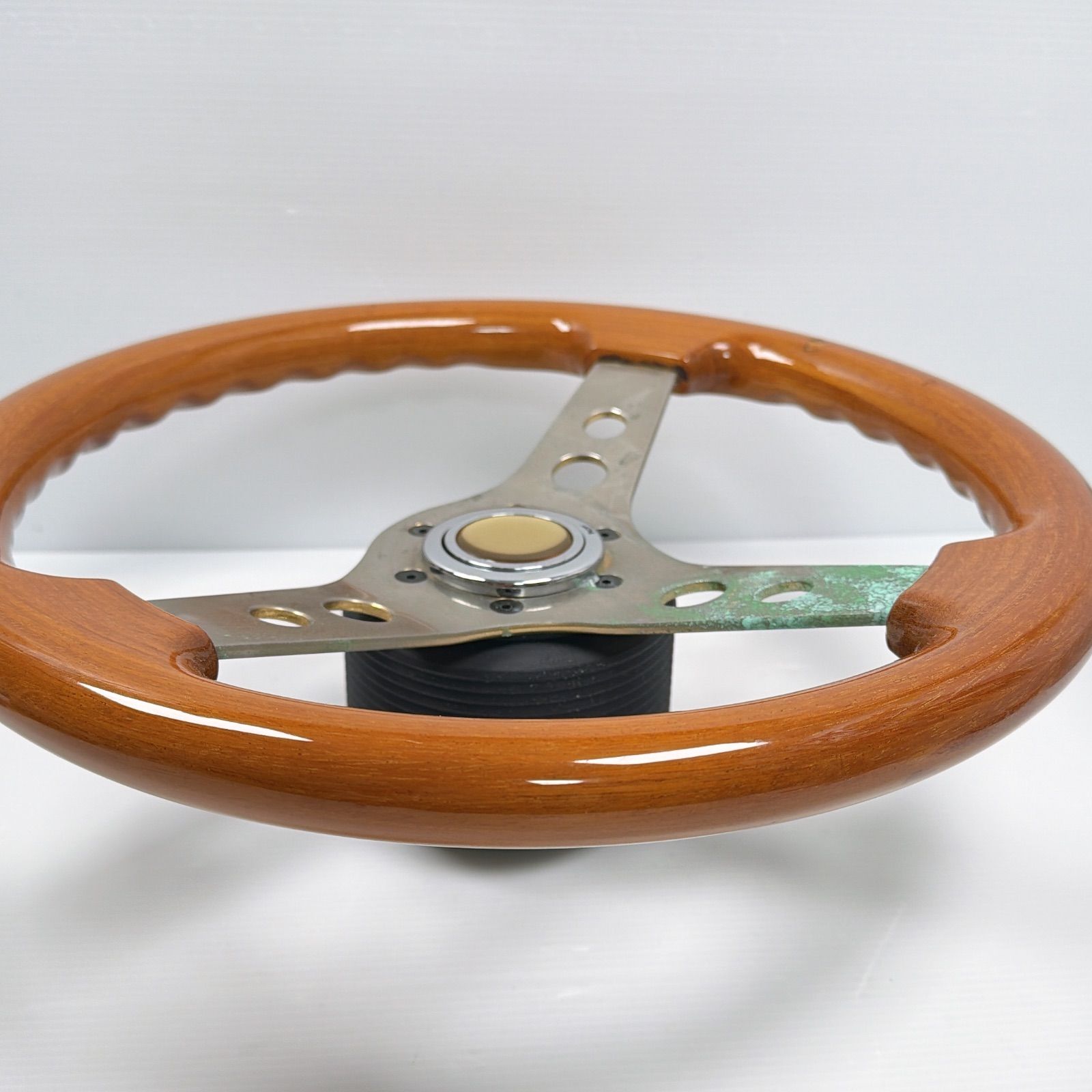 OBA ウッドステアリング イタリア製 OBAステアリング 現状品 旧車
