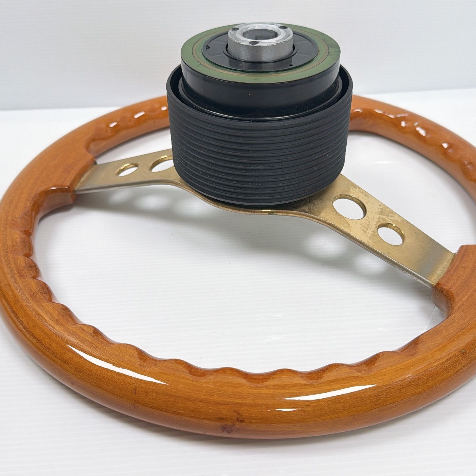 OBA ウッドステアリング イタリア製 OBAステアリング 現状品 旧車