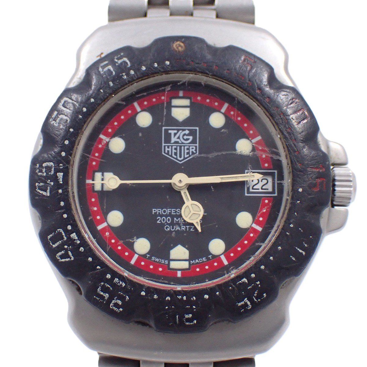 タグホイヤー フォーミュラ1 クォーツ ボーイズ 腕時計 黒文字盤 純正