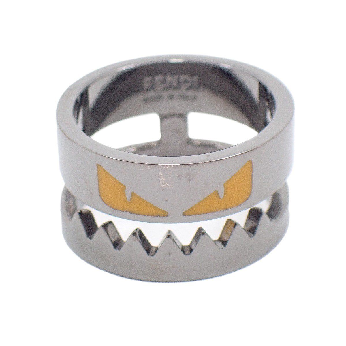 M*e様 FENDI バグズリング FENDI フェンディ バグズ モンスター リング 指輪 シルバー色金具 L