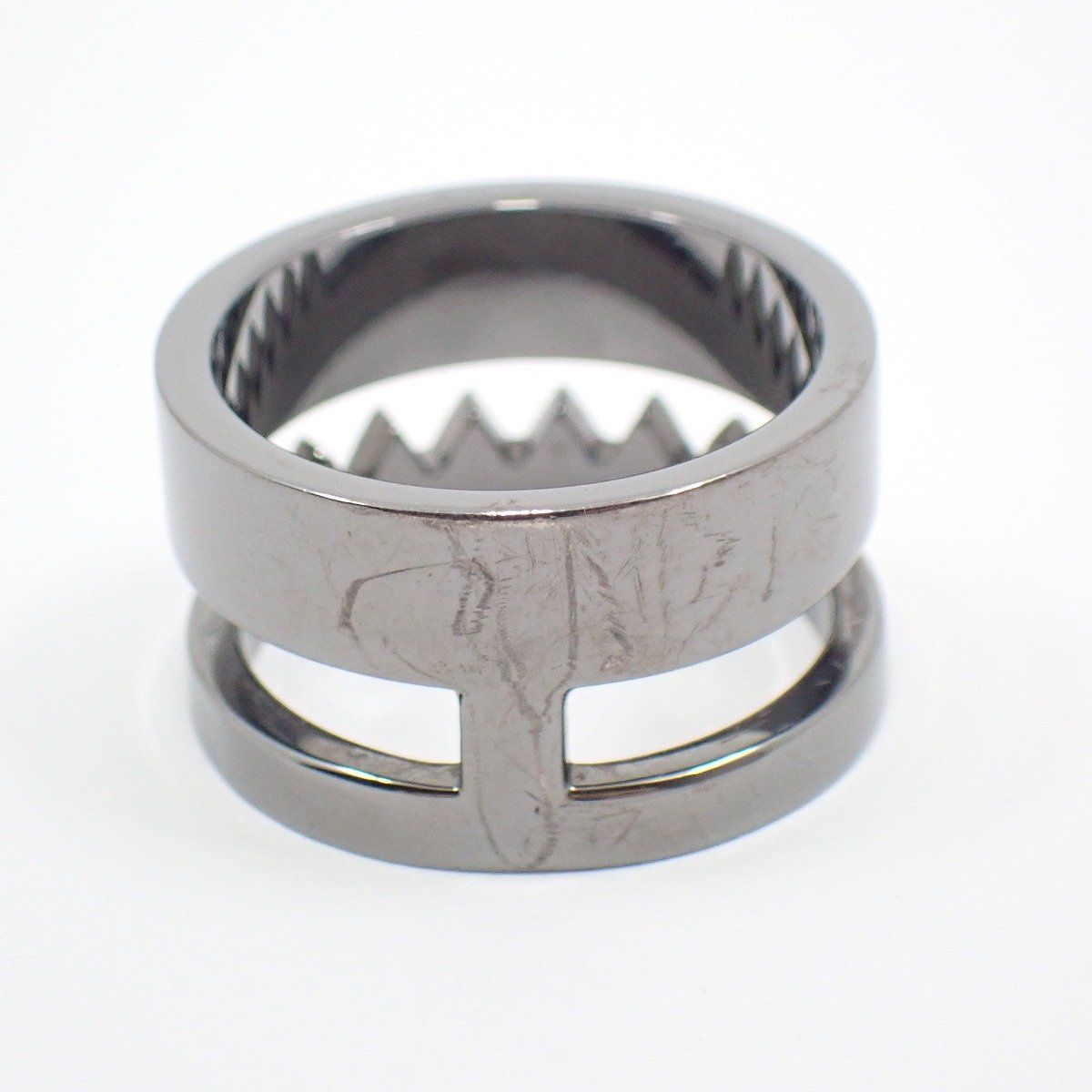 FENDI フェンディ バグズ モンスター リング 指輪 シルバー色金具 L