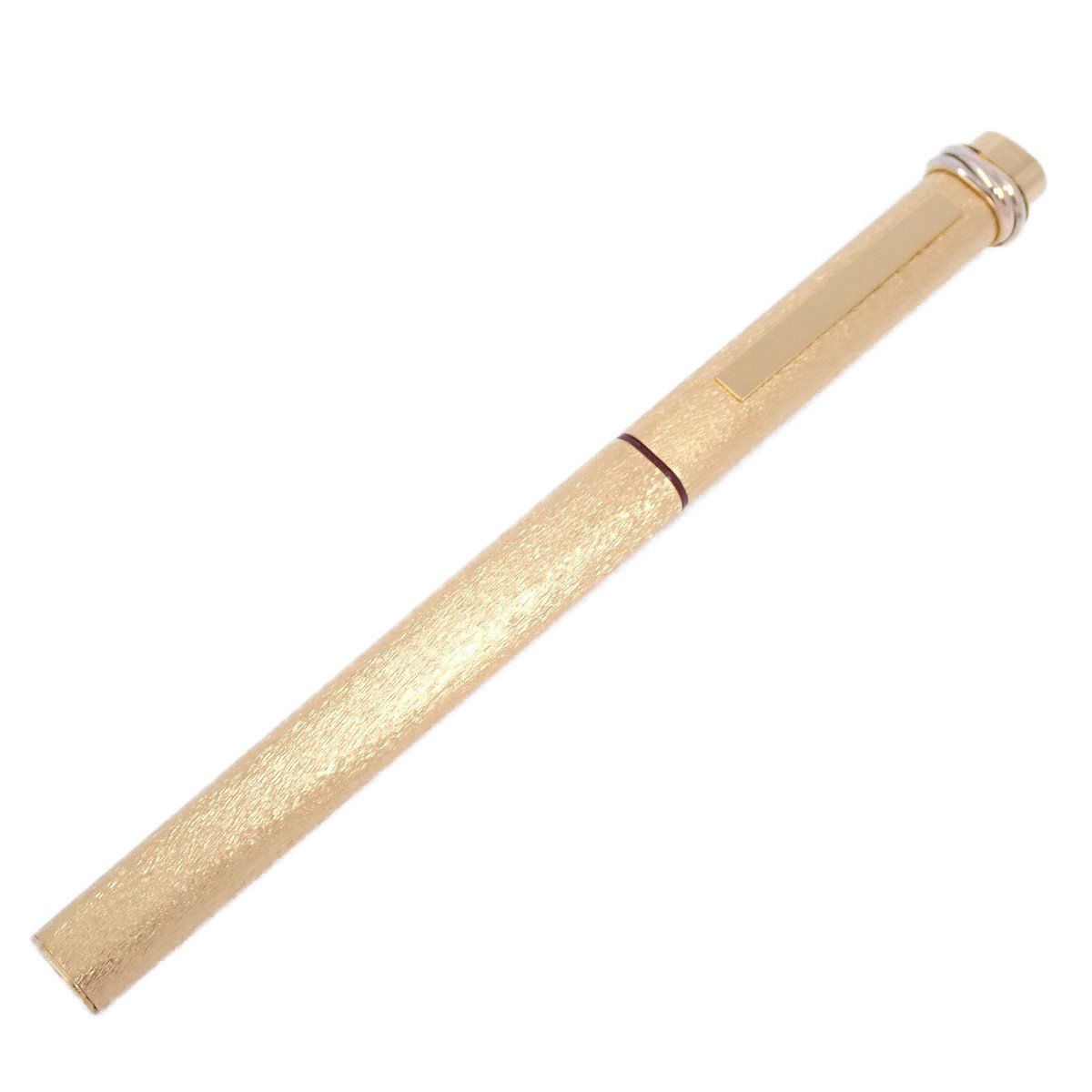 Cartier カルティエ オーバル型 トリニティ ボールペン ゴールド