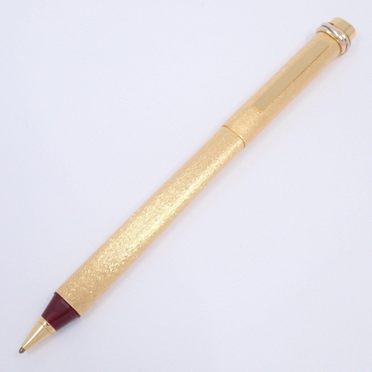 Cartier カルティエ オーバル型 トリニティ ボールペン ゴールド