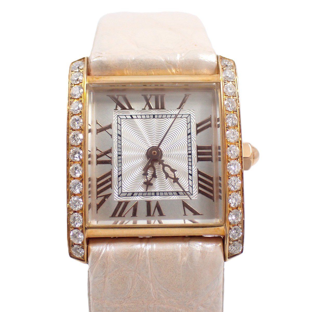 Lunage ルナージュ ダイヤ0.50ct入り クォーツ レディース 腕時計