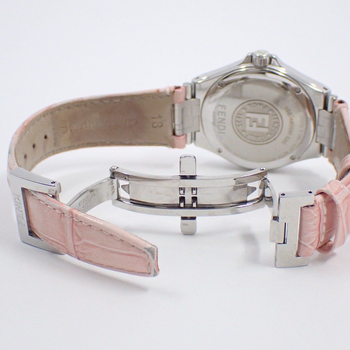 フェンディ 4600M ハイスピード クォーツ レディース 腕時計 ピンク