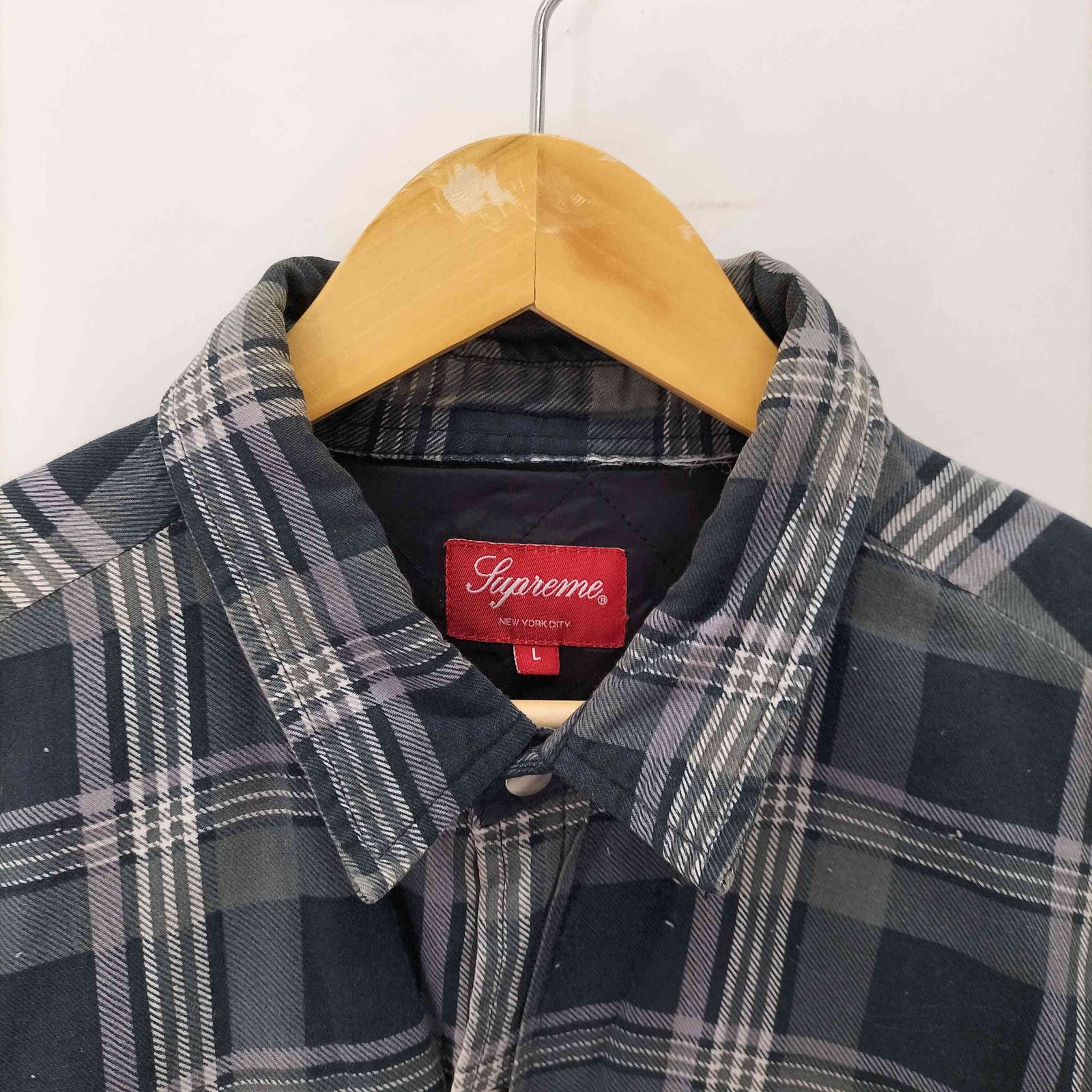 シュプリーム キルティング フランネル シャツ Supreme - Quilted Flannel Shirt - ParkSIDER