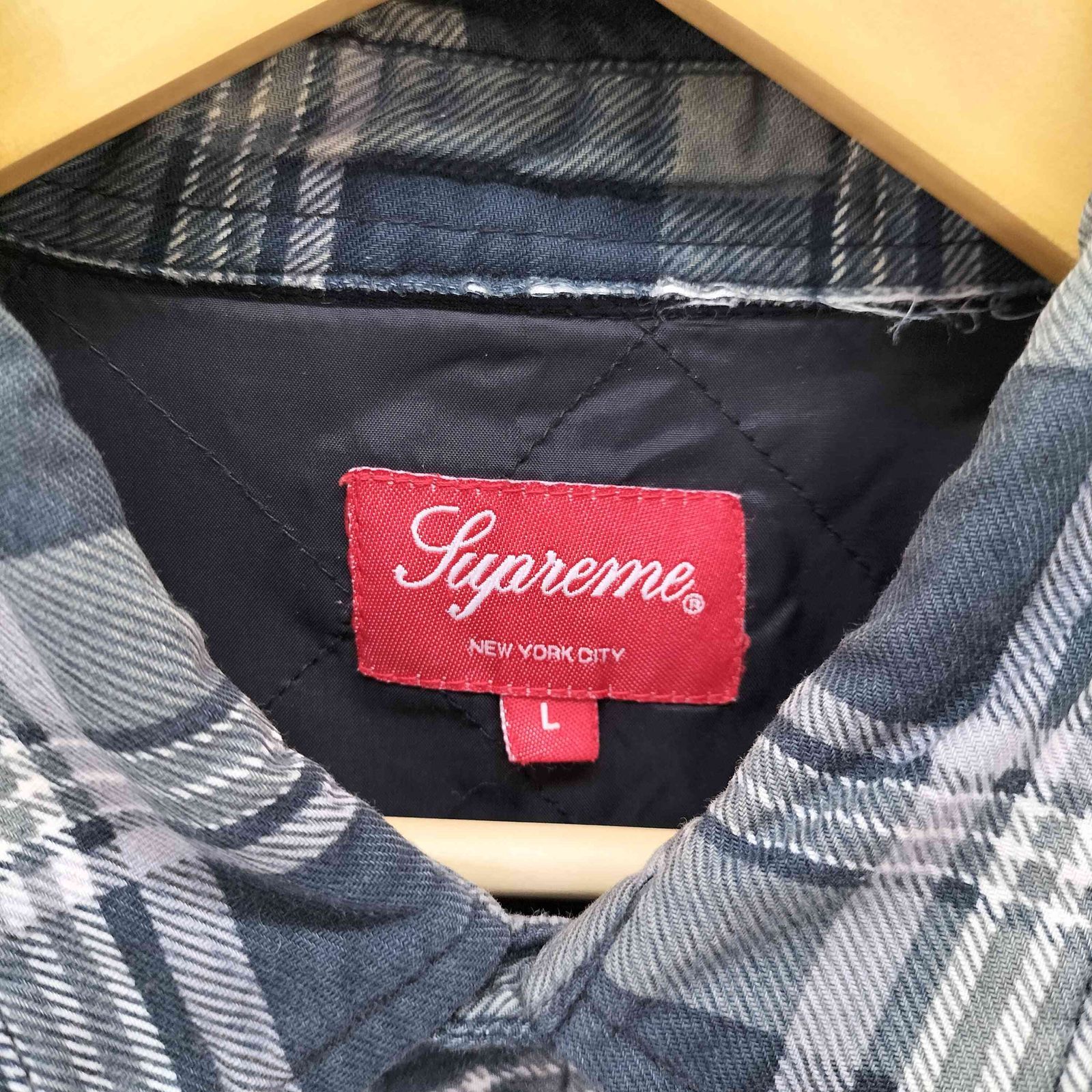 シュプリーム キルティング フランネル シャツ Supreme - Quilted Flannel Shirt - ParkSIDER