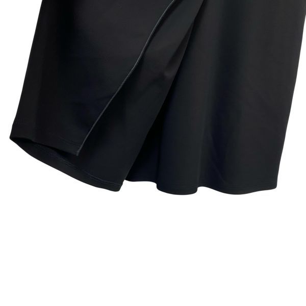 新品未使用MAX MARA黒色長袖Vネック ギャザー入りワンピース44サイズ ◇ 未使用 マックスマーラ Max Mara カシュクールドレス ワンピース