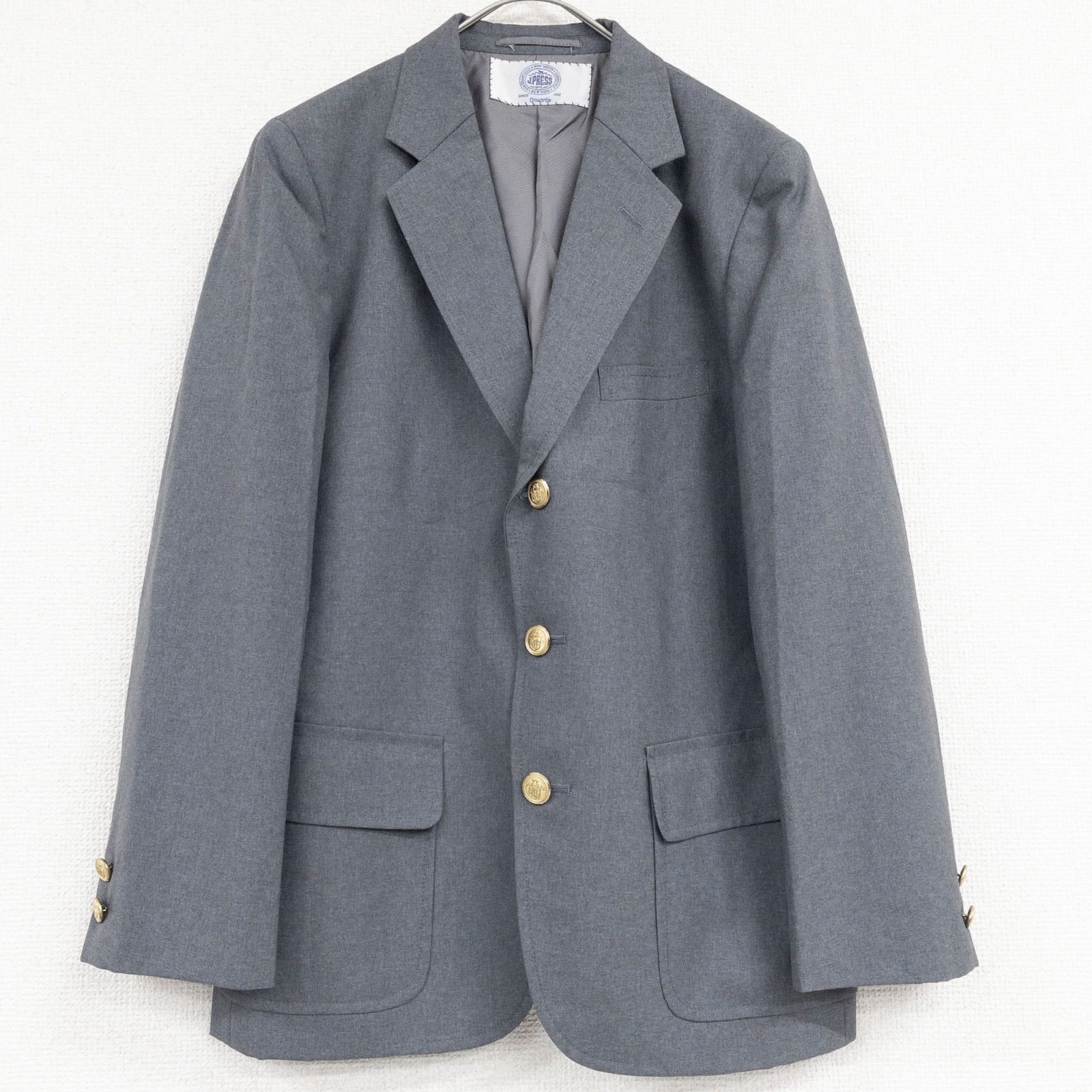 J.PRESS ジェイプレス テーラードジャケット ブレザー 金ボタン ウール