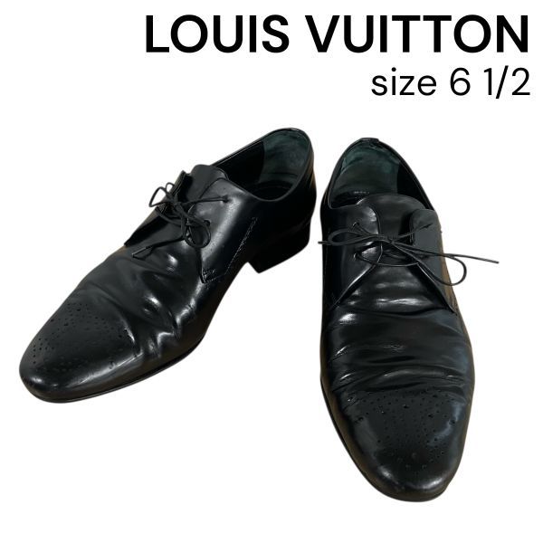 ○ ルイヴィトン LOUIS VUITTON ダービーシューズ レースアップ
