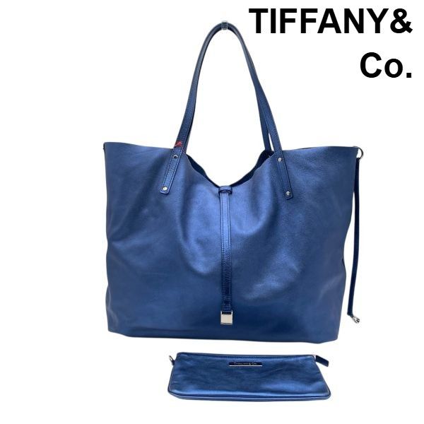 Tiffany & Co. ティファニー リバーシブルトートバッグ メタリック ティファニー TIFFANY&Co. リバーシブル トートバッグ ショルダー