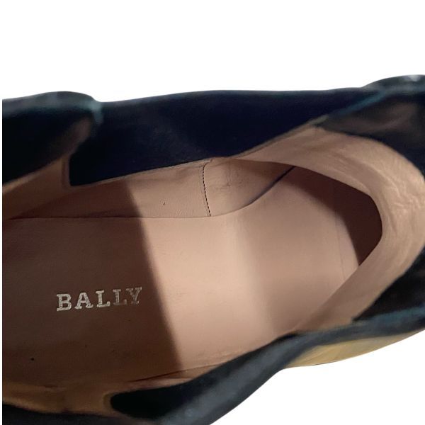 美品 バリー BALLY サイドゴアブーツ チェルシーブーツ 厚底