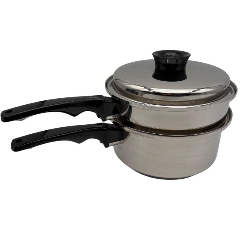 INKOR インコア 片手鍋 蒸し器付き ステンレス鍋 多層構造 IH対応 調理鍋 クックウェア