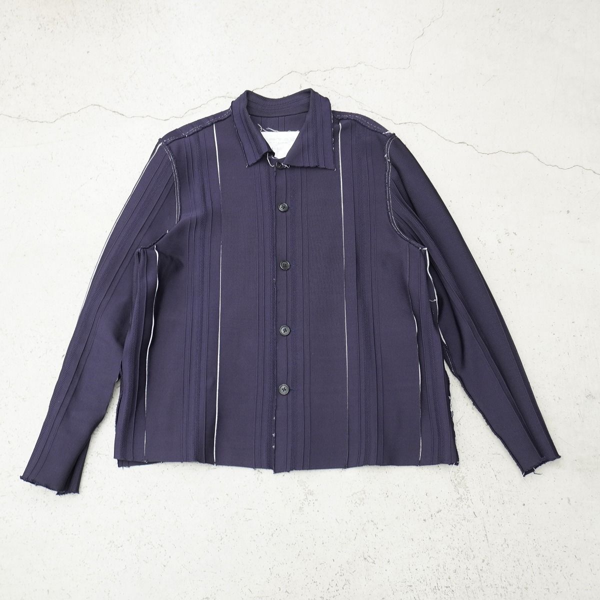 CAMIEL FORTGENS シャツジャケット　サイズS 【美品】 CAMIEL FORTGENS（カミエル フォートヘンス） カットオフ ポリエステル