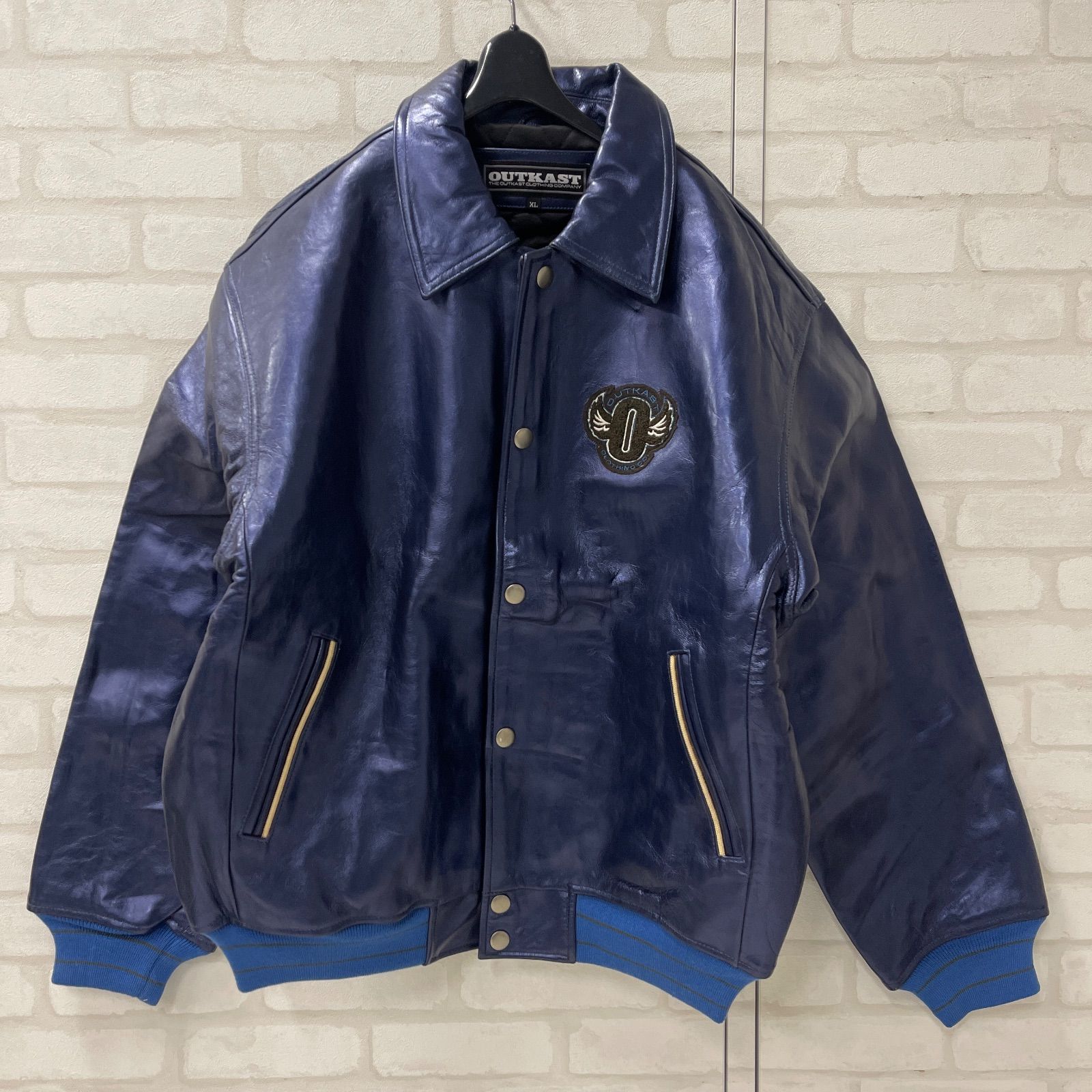 値下げ アウトキャスト OUTKAST レザー ワッペン スタジャン 