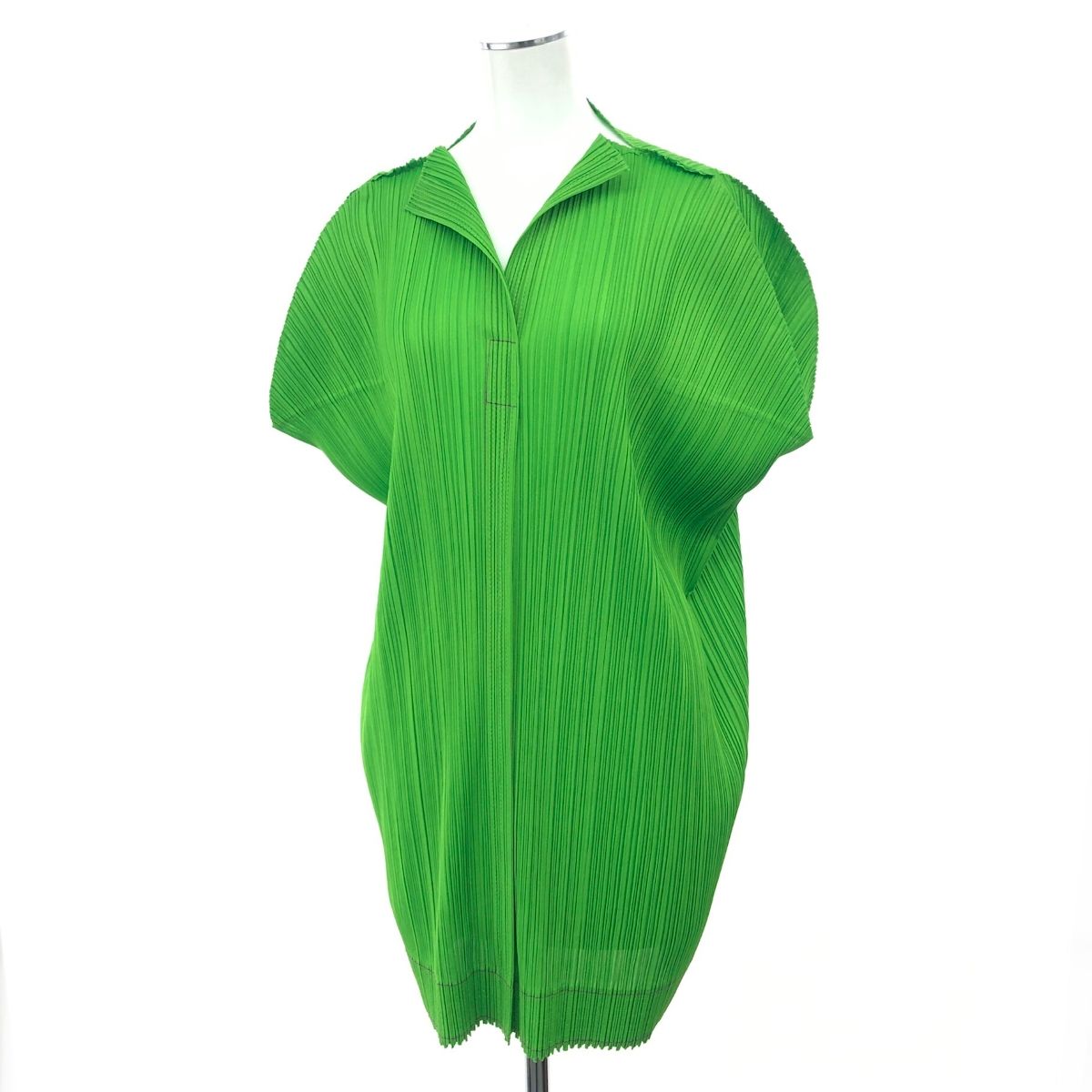 PLEATS PLEASE プリーツプリーズ スキッパーチュニック サイズ:3 半袖