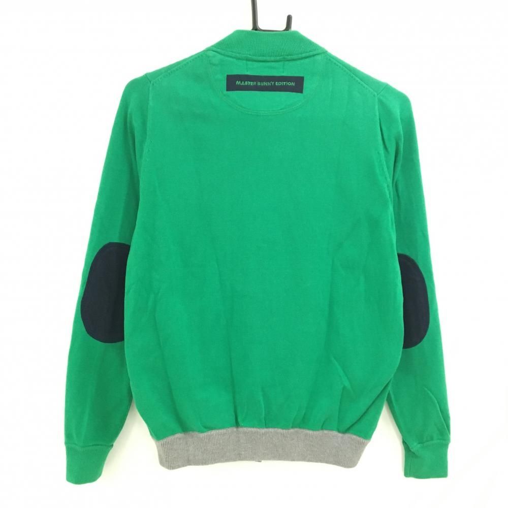 美品‼️ MASTER BUNNY ダウンジャケット 切替ケーブルニットMグリーン MASTER BUNNY EDITION（マスターバニーエディション）の「【MASTER
