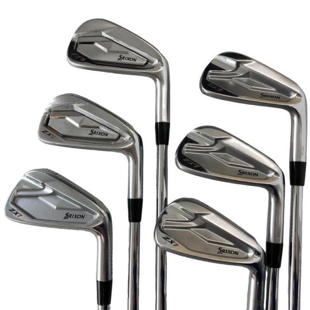 中古】 ダンロップ SRIXON ZX7 6S アイアンセット IR リシャフト
