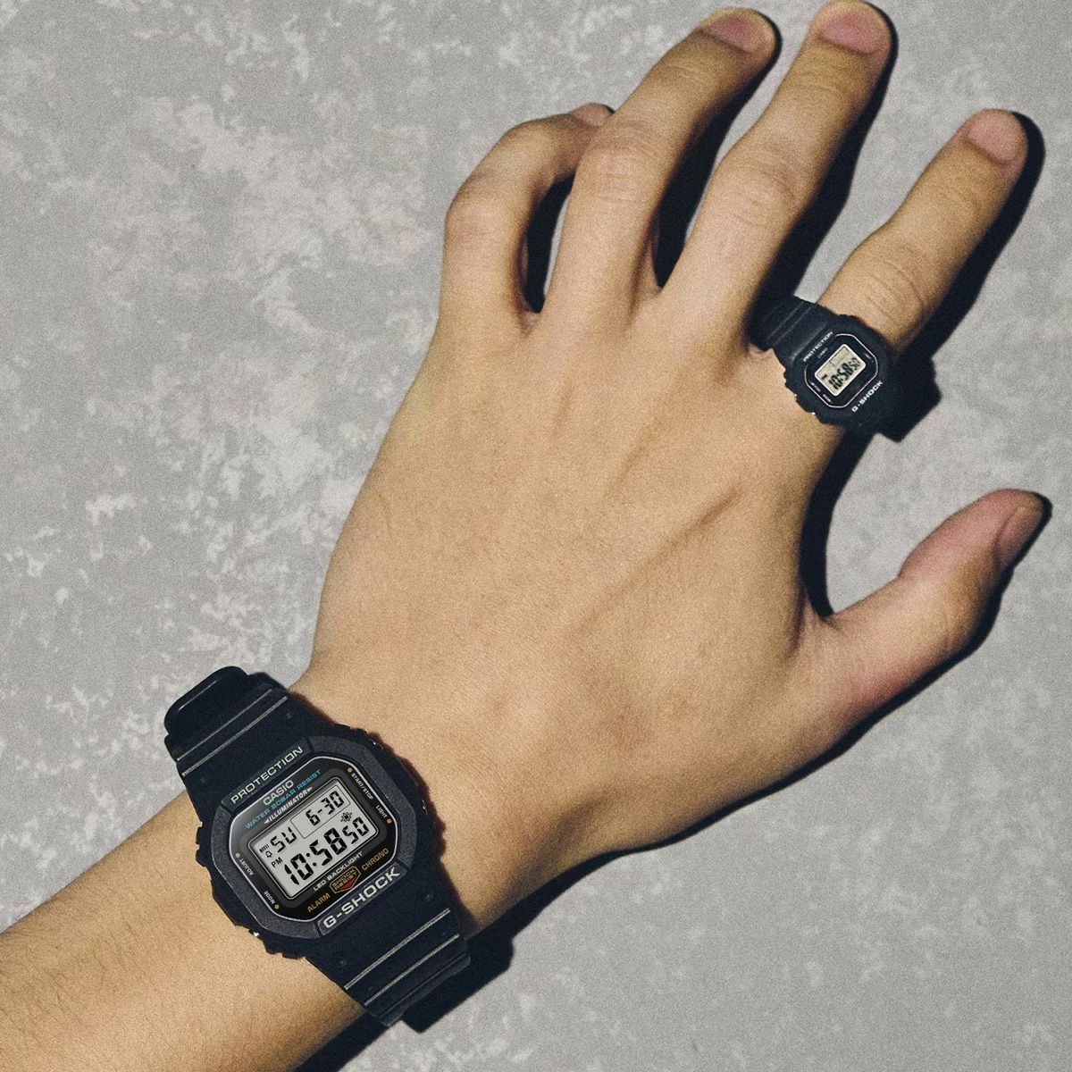 CASIO G-SHOCK nano 5600 SERIES RING WATCH DWN-5600-4 カシオ リング 