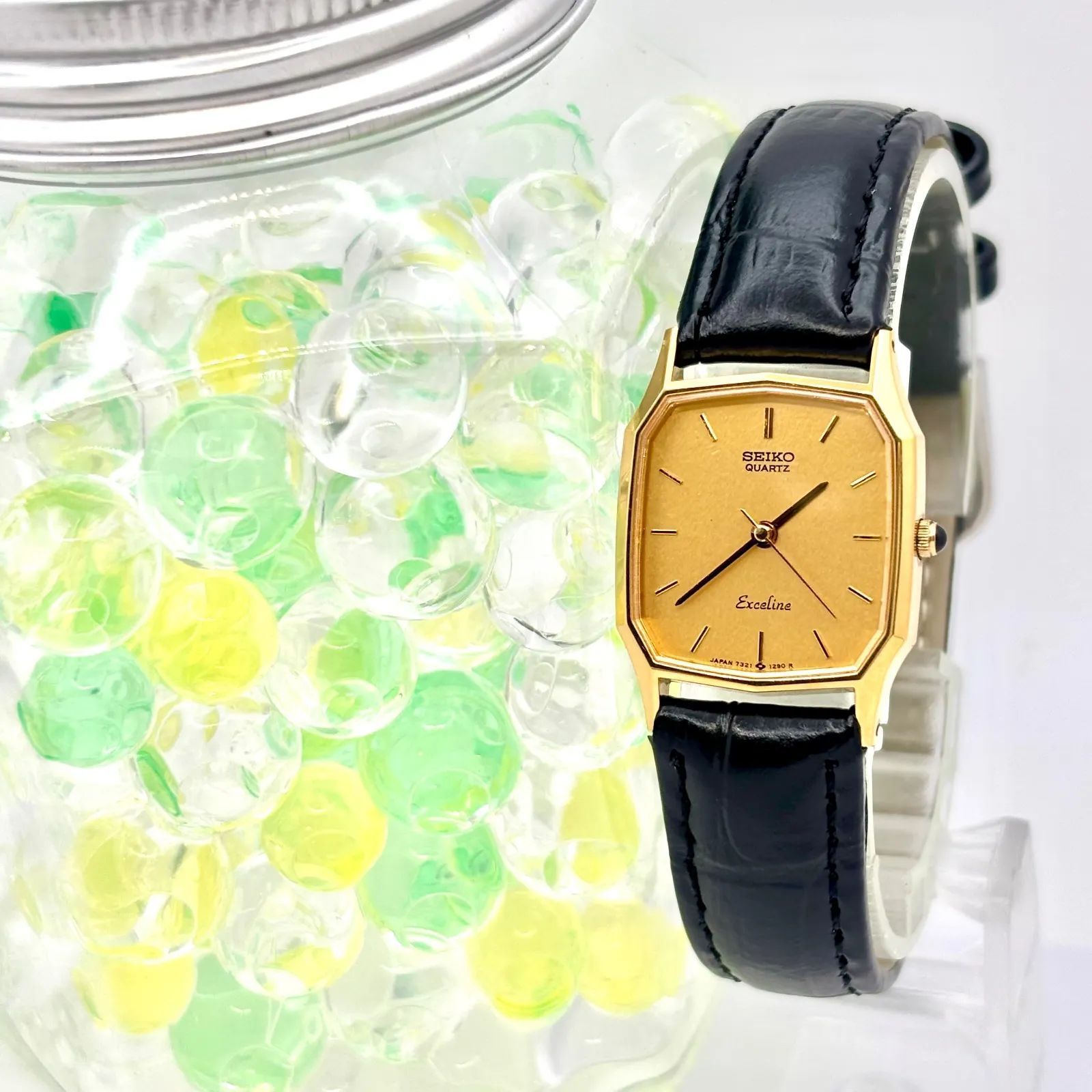 美品/新品電池】SEIKO セイコー Exceline エクセリーヌ レディース