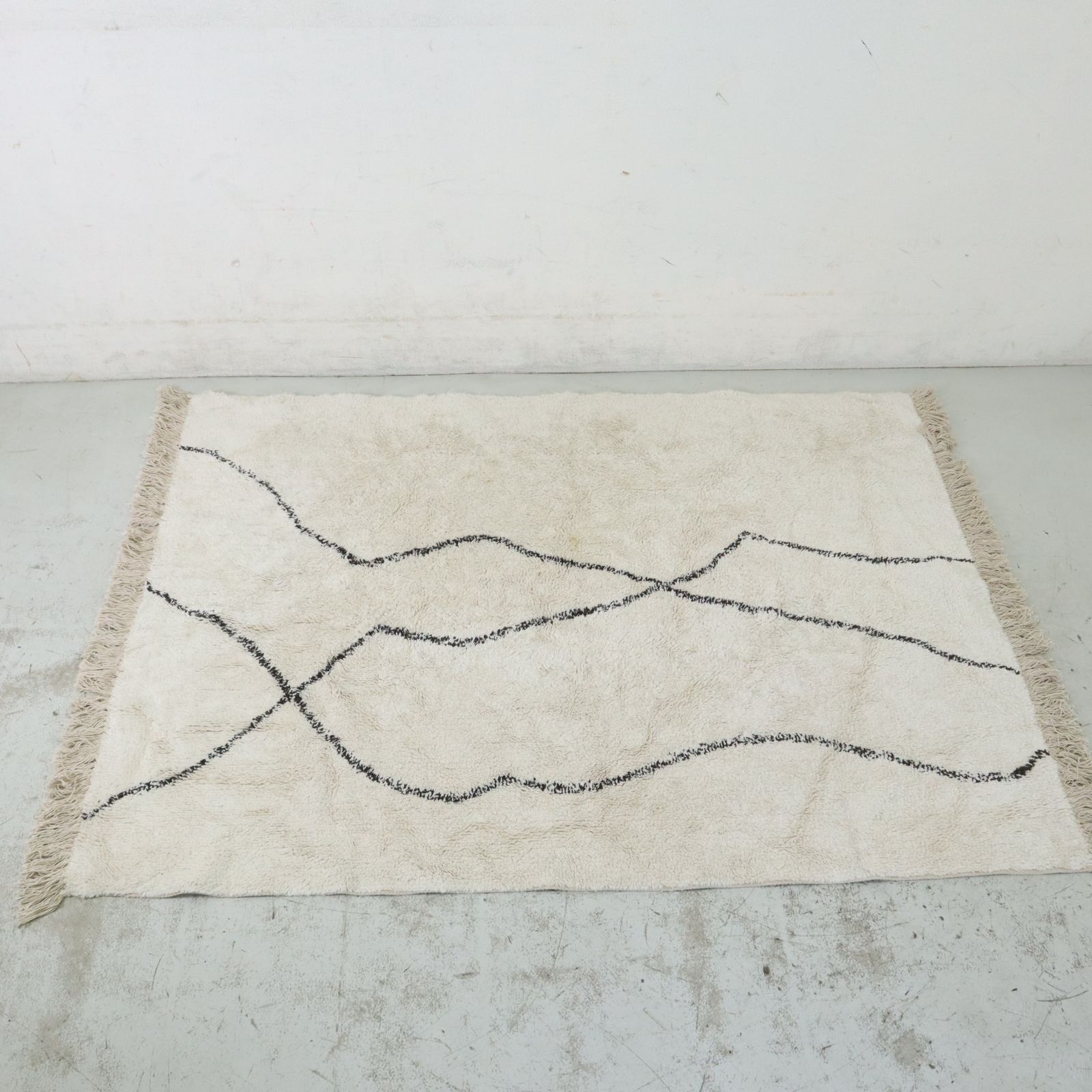 ジャーナルスタンダードファニチャー サフィ ラグ 162×120cm コットン 