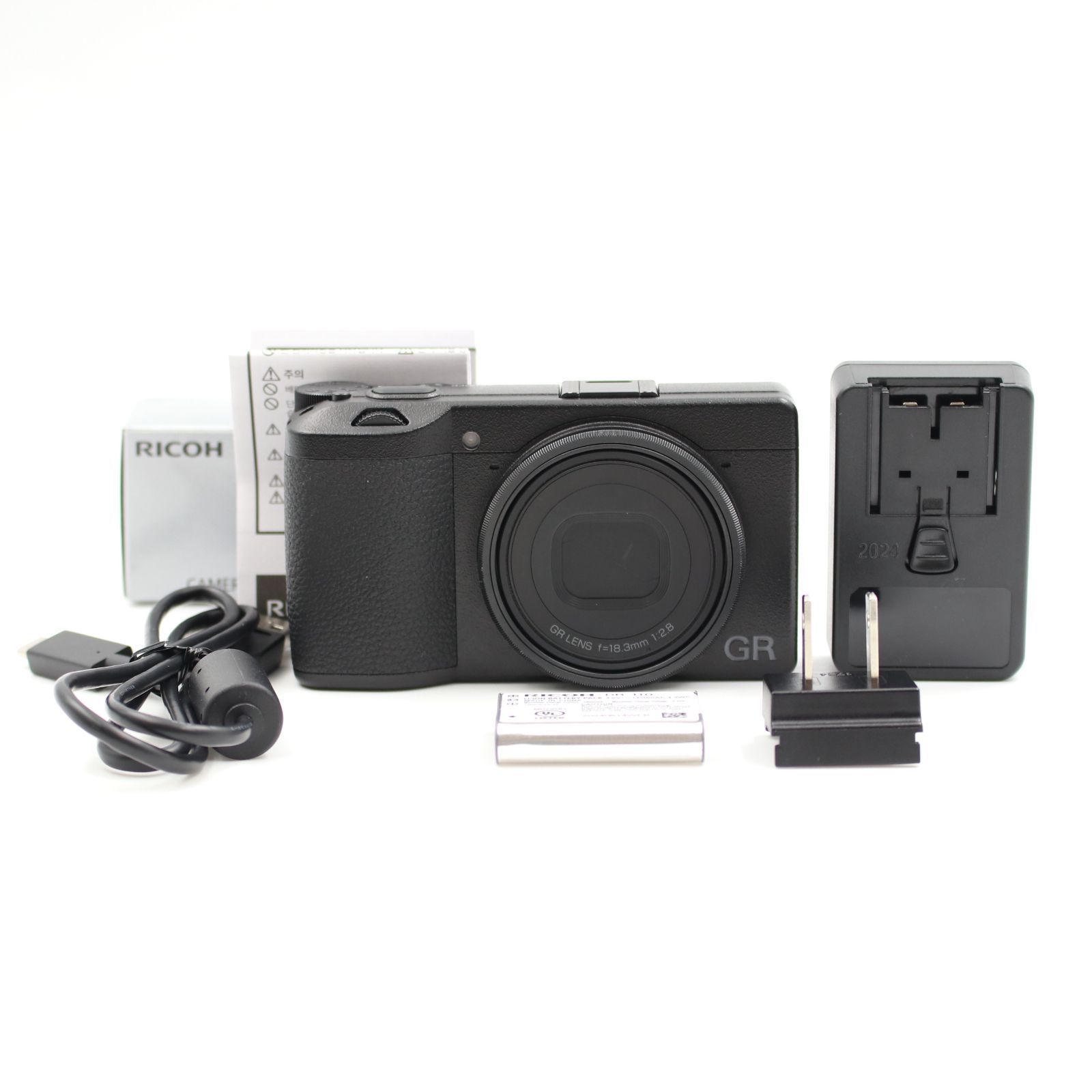 RICOH GR III デジタルカメラ　ショット数19329枚 □シャッター数5286枚！極上品□ RICOH GR III ブラック コンパクト