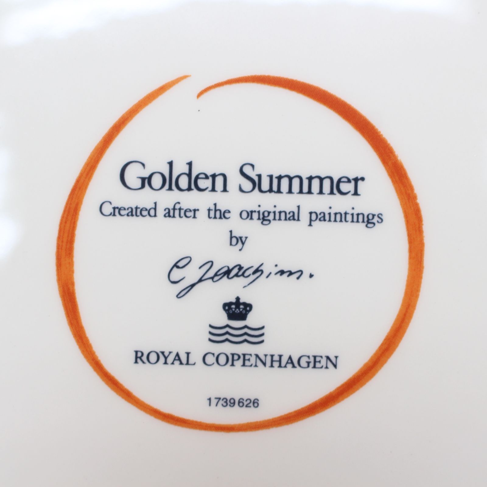 ロイヤルコペンハーゲン ゴールデンサマー ディナープレート
