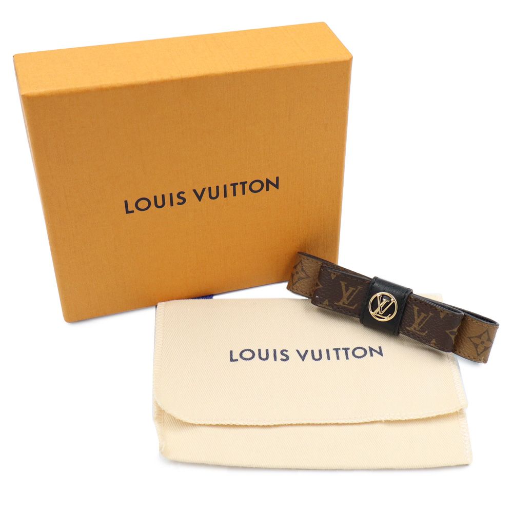 ルイヴィトン モノグラム リバース バレッタ マイ LV ボウ　正規品　美品 ルイ ヴィトン M02321 リバース バレッタ マイ LV ボウ モノグラム
