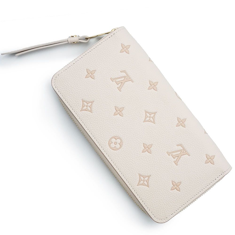 Louis Vuitton ホワイト長財布 本物 ルイヴィトン 財布 レディース