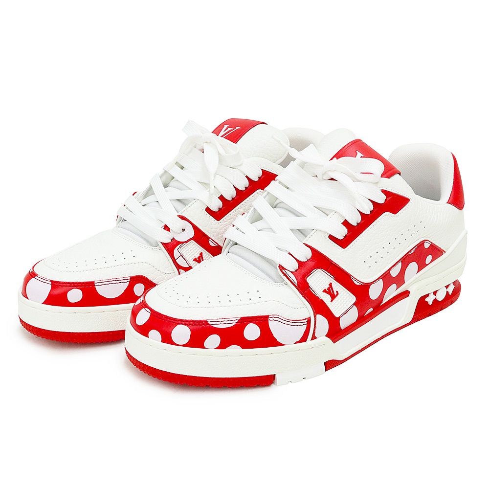 ルイ ヴィトン 1AB8J1 LV トレイナー ライン 草間彌生 コラボ ドット柄