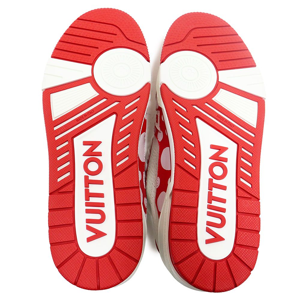 ルイ ヴィトン 1AB8J1 LV トレイナー ライン 草間彌生 コラボ ドット柄