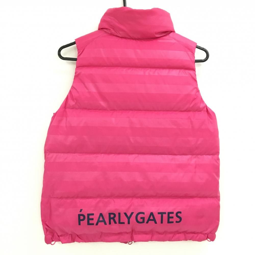 GATES PEARLY フード付きダウンベスト ピンク パーリーゲイツ PEARLY ダウンベスト 6(XL) メンズ 通販｜GDOゴルフ
