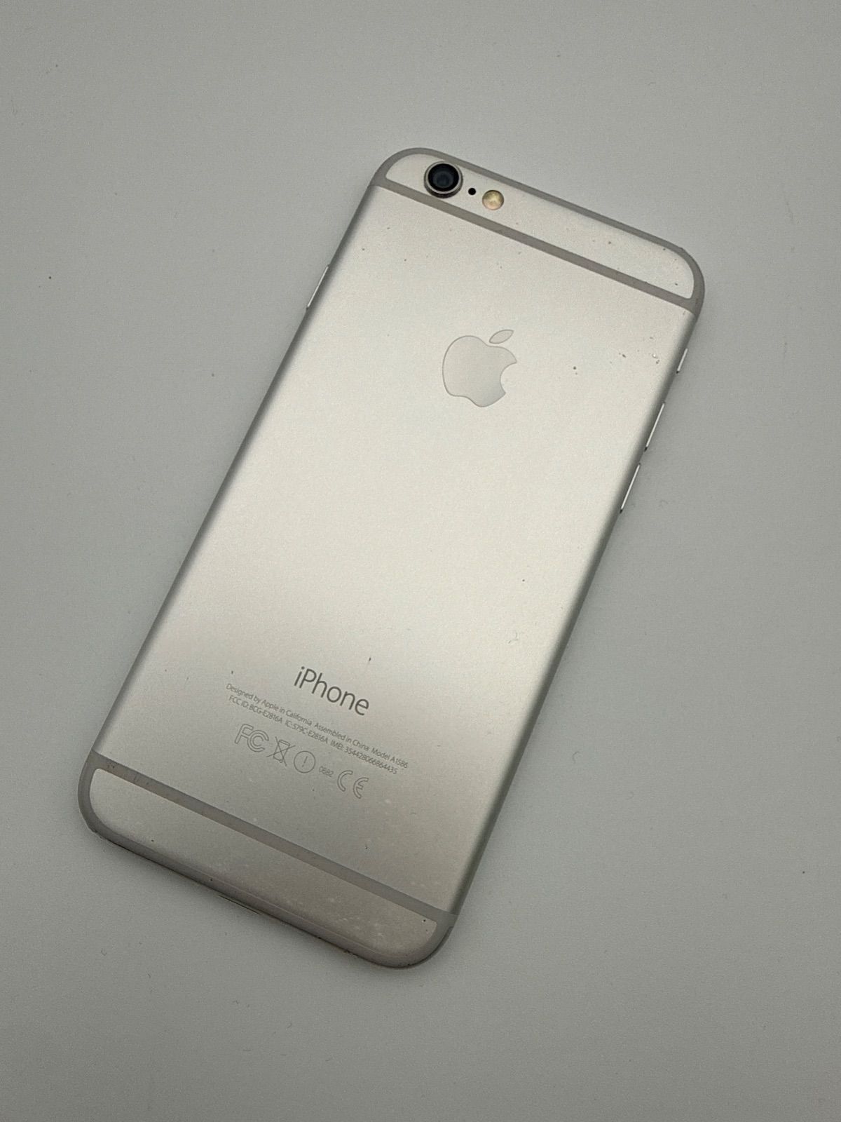 バッテリー新品交換済み 100％ iPhone6 64GB シルバー docomo - メルカリ