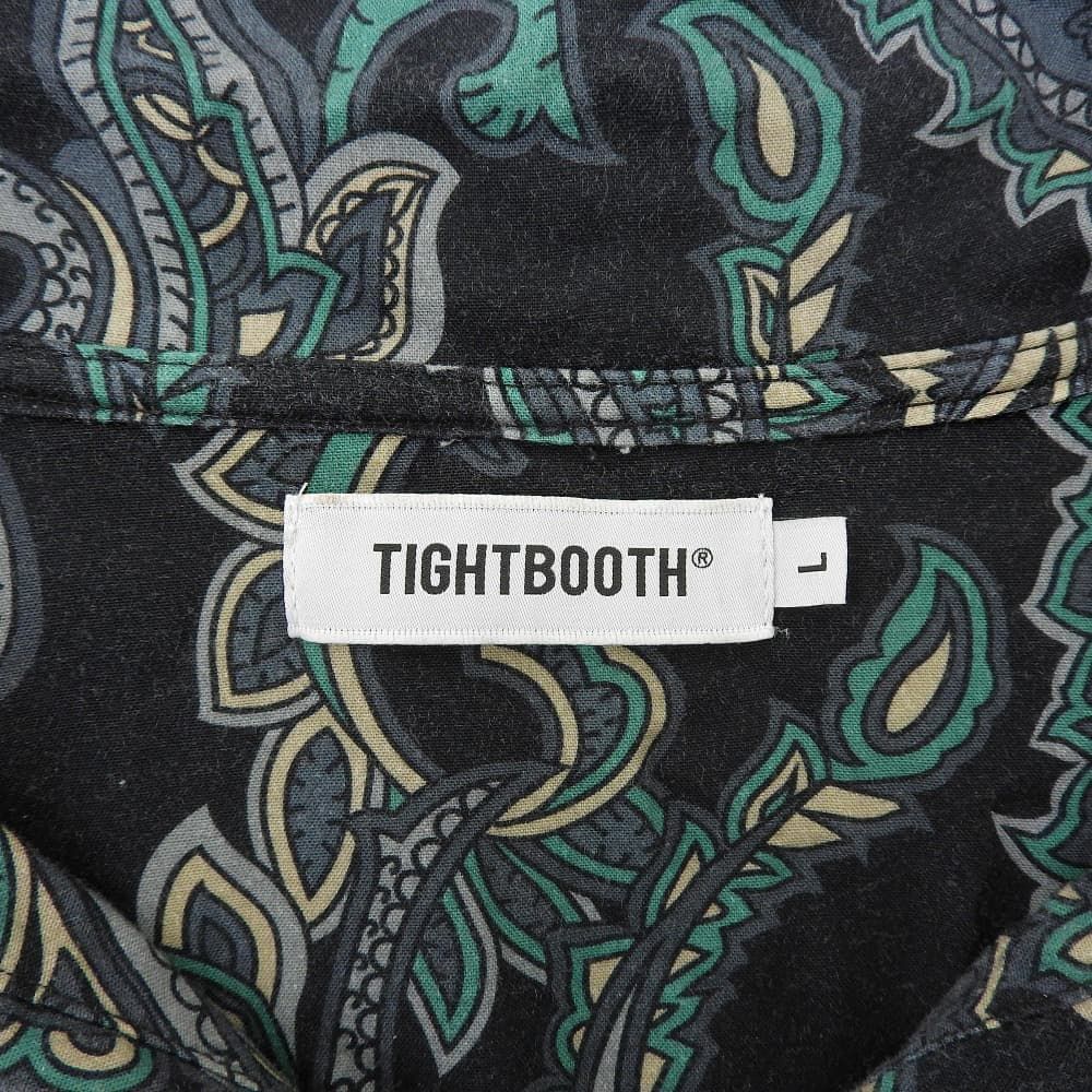 TIGHTBOOTH タイトブース PAISLEY L/S OPEN SHIRT トップス メンズ