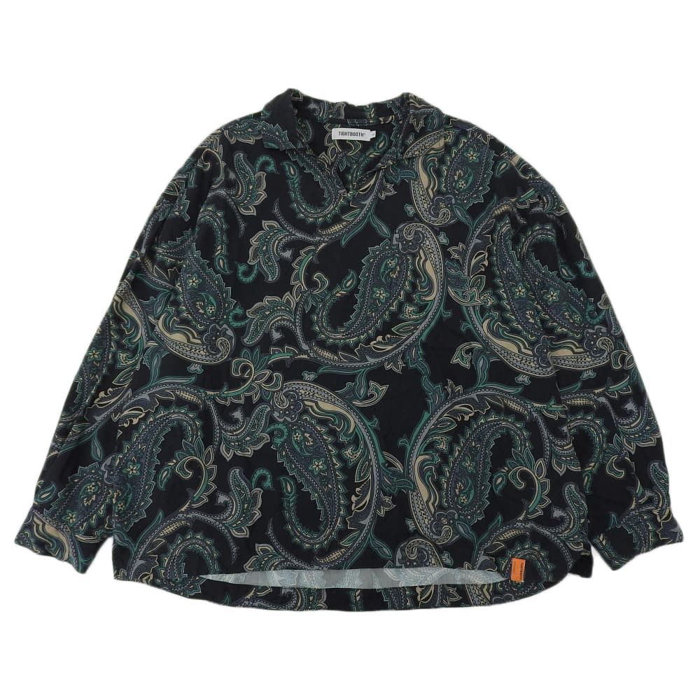 TIGHTBOOTH タイトブース PAISLEY L/S OPEN SHIRT トップス メンズ