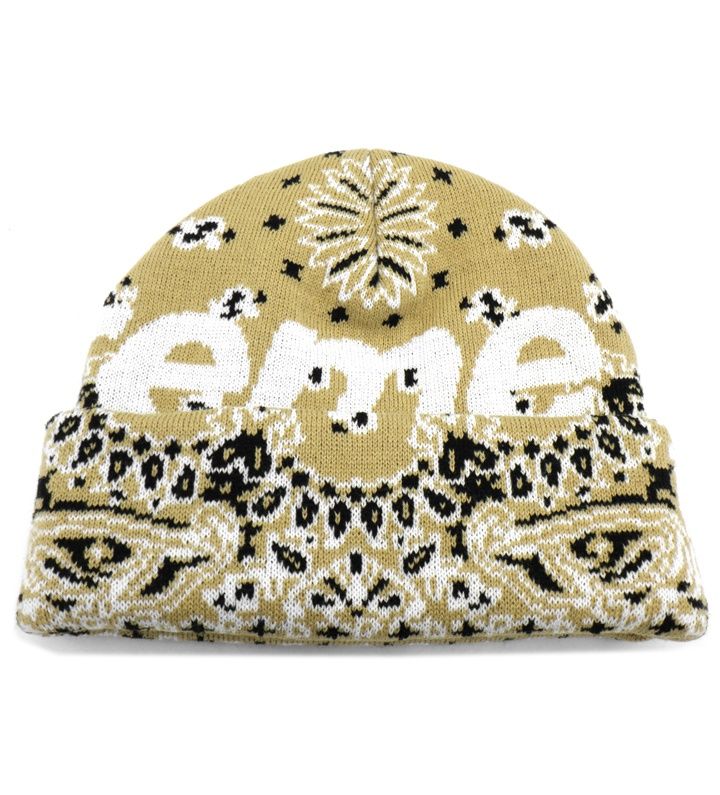 シュプリーム Supreme 24AW 【 Bandana Big Logo Beanie 】 バンダナ