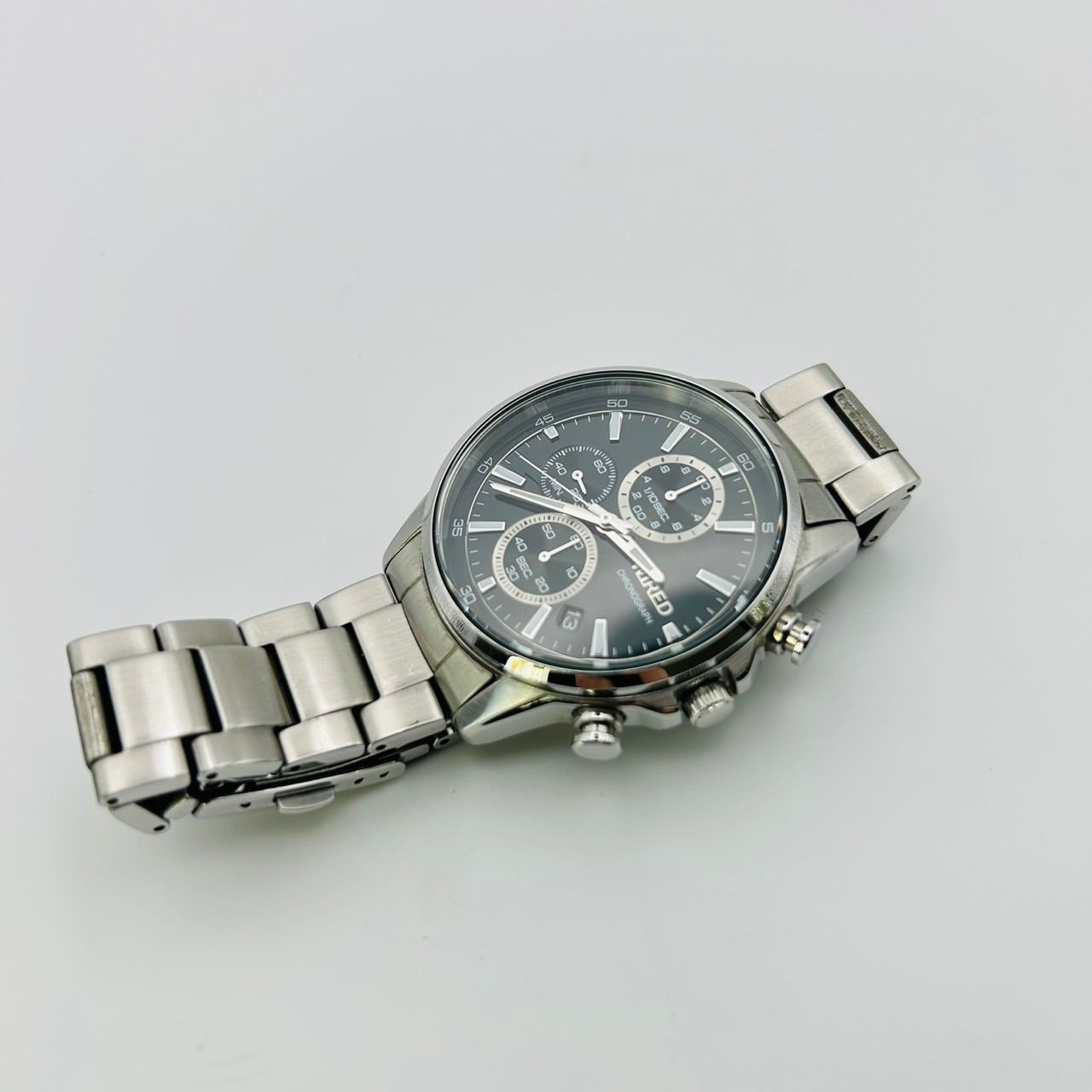 稼働品 SEIKO セイコー WIRED ワイアード クロノグラフ メンズ 腕時計 