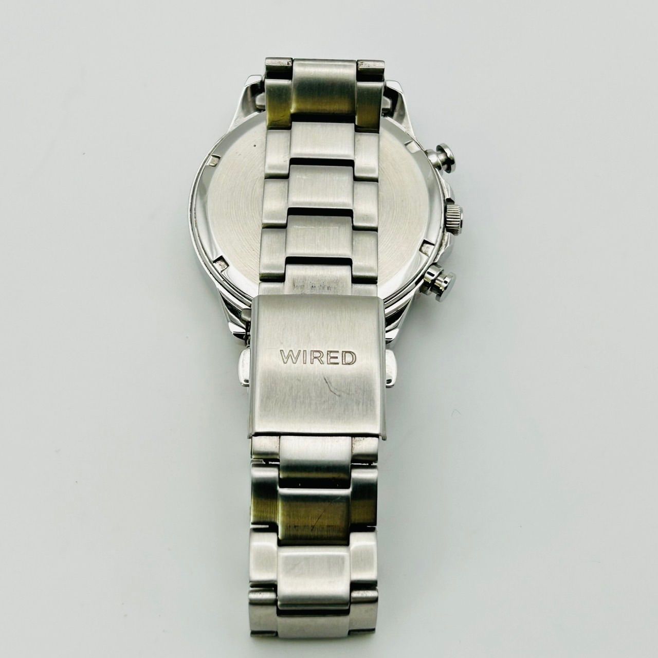 稼働品 SEIKO セイコー WIRED ワイアード クロノグラフ メンズ 腕時計 