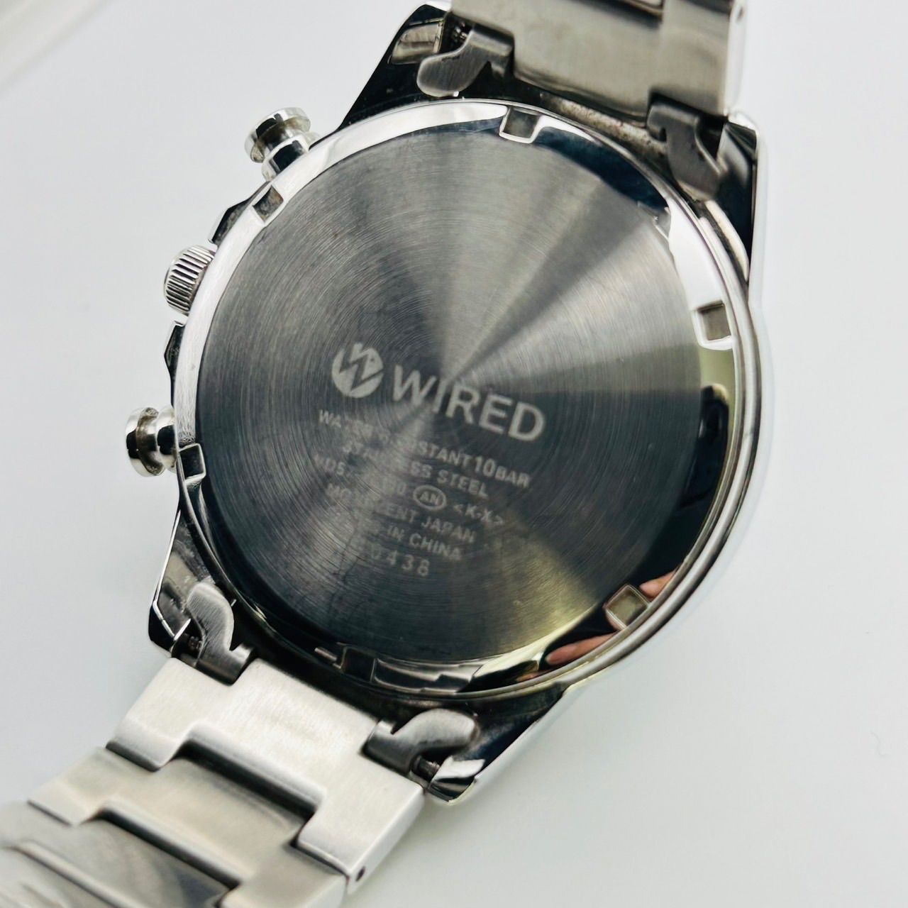 稼働品 SEIKO セイコー WIRED ワイアード クロノグラフ メンズ 腕時計 