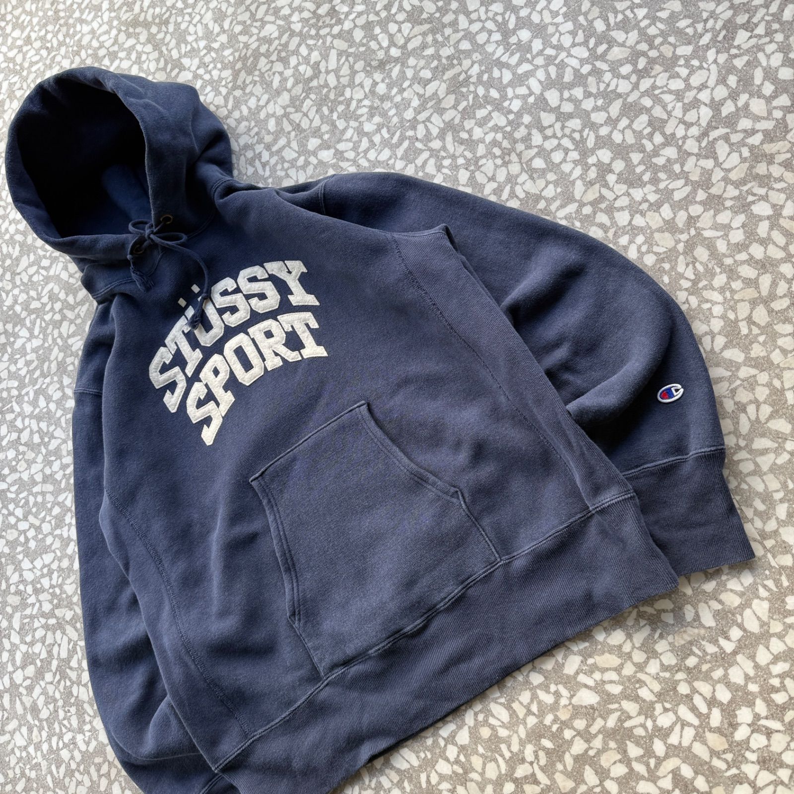 STUSSY SPORT x Champion / REVERSE WEAVE 希少コラボ チャンピオン 