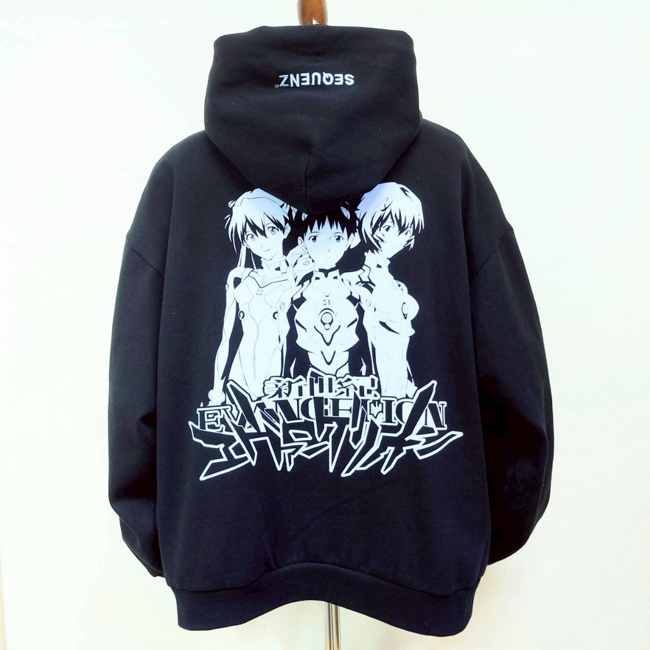 ラスワン☆【SEQUENZ エヴァンゲリオン コラボ ZIPパーカー】長袖 裏