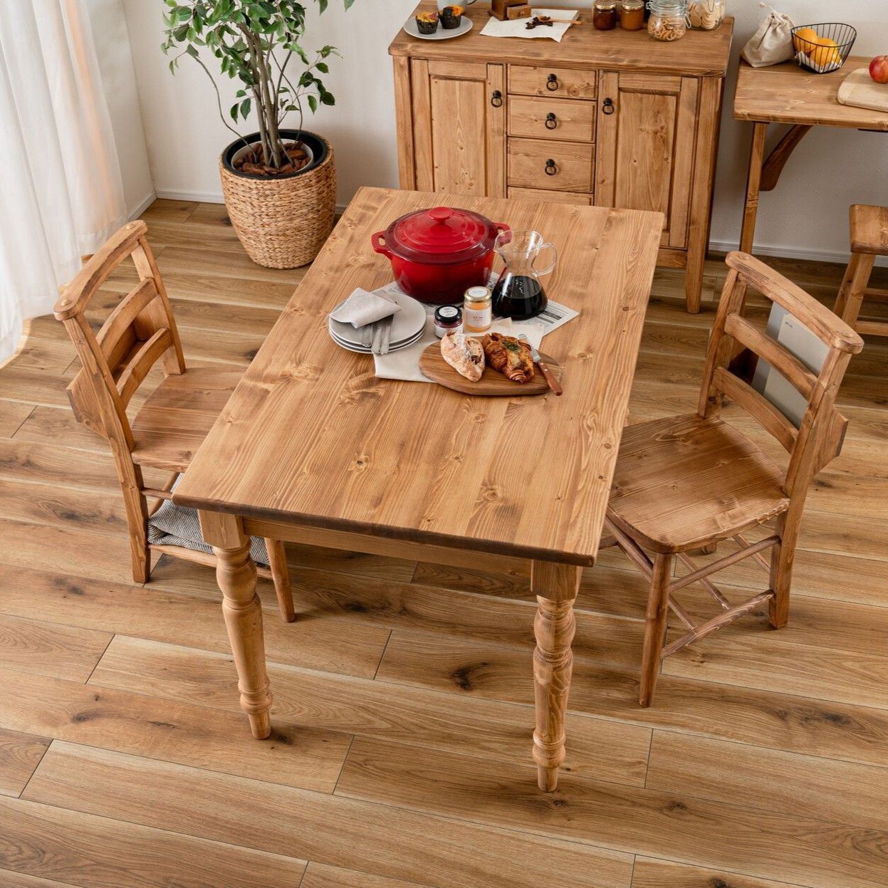 ♪［2脚セット］天然木 北欧 ダイニングチェア ダイニング チェア