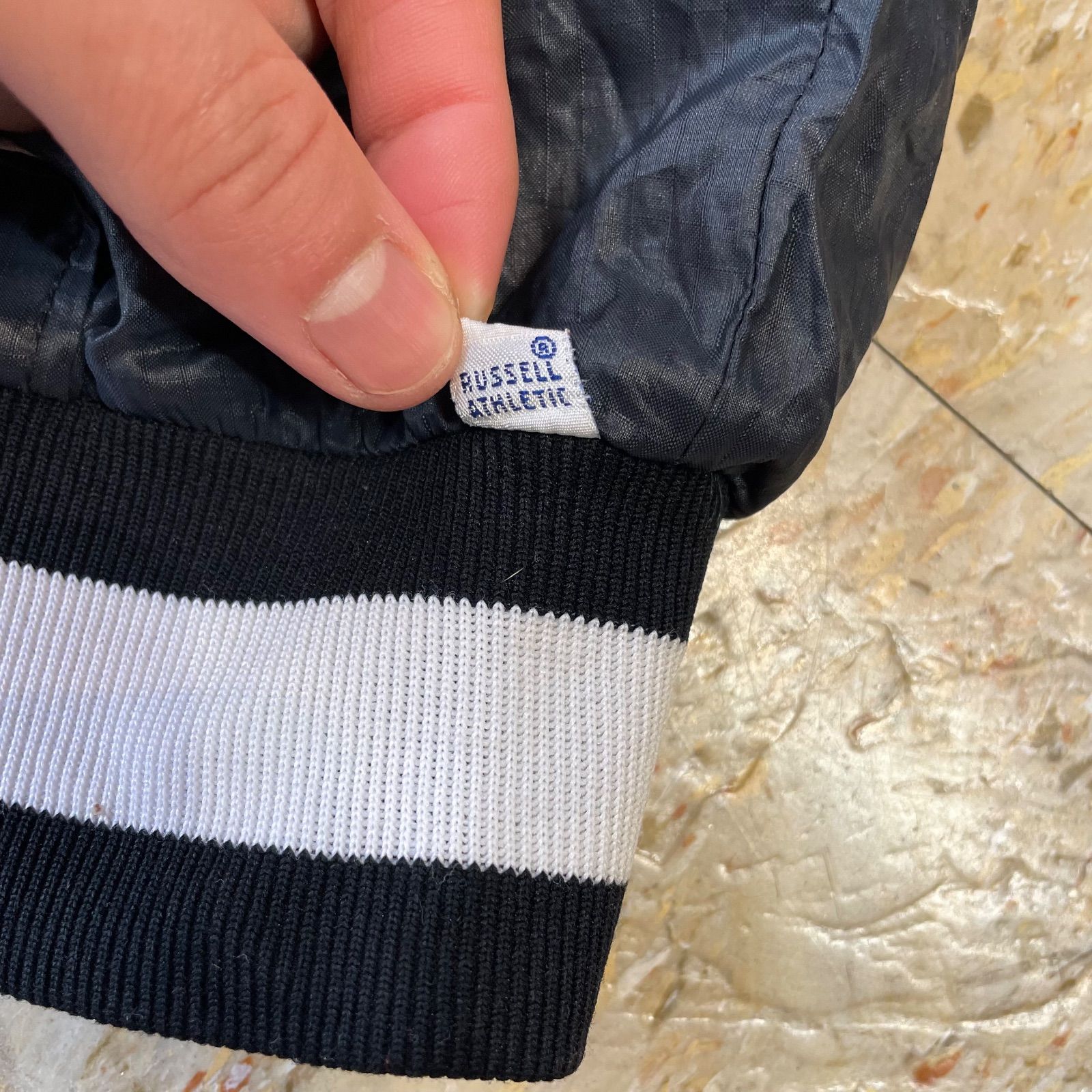 80s USA製 【Russell athletic】 ラッセルアスレチック ナイロン