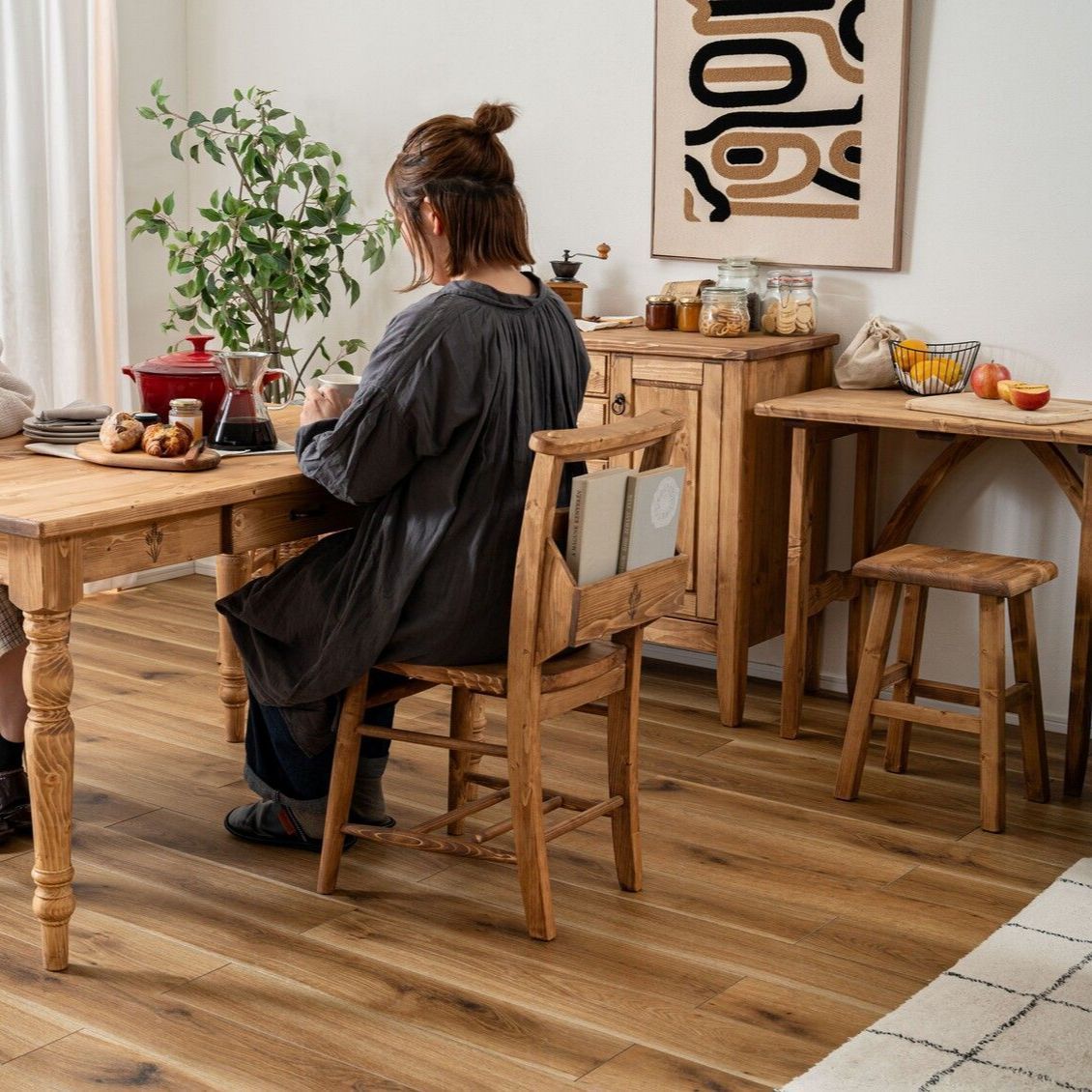 ♪［2脚セット］天然木 北欧 ダイニングチェア ダイニング チェア