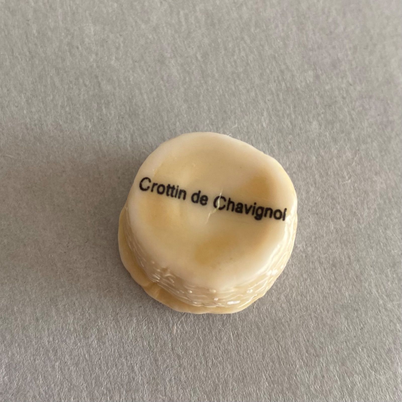 山羊乳チーズのフェーブ／フランス雑貨／陶器ミニチュア／ブロカント