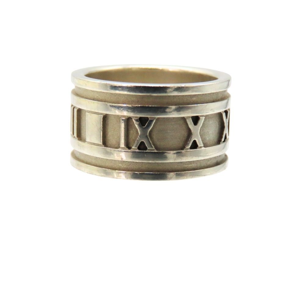 【中古】TIFFANY & Co. ティファニー アトラス リング ワイド 約12号 約10.98g SV925 シルバー レディース メンズ 厚み 存在感 ローマ数字 指輪 ジュエリー アクセサリー A2505212 【無料ギフトラッピング承ります】 中古】TIFFANY & Co. ティファニー アトラス リング ワイド 約12号 約