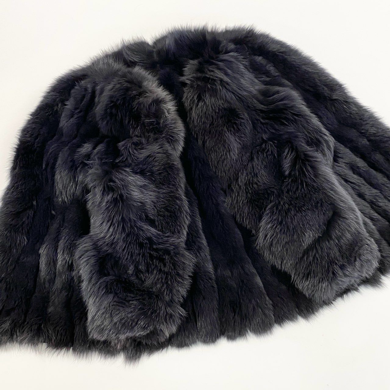 71a15 SAGA FOX サガフォックス 銀サガ 染め フォックスファーコート