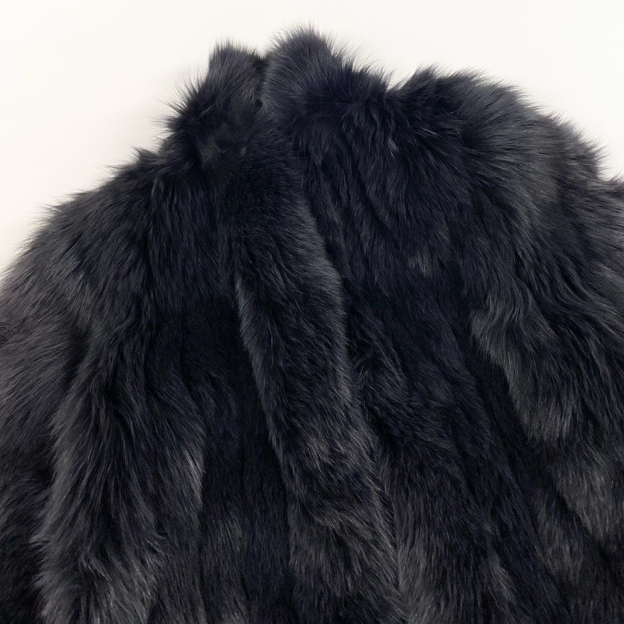 71a15 SAGA FOX サガフォックス 銀サガ 染め フォックスファーコート